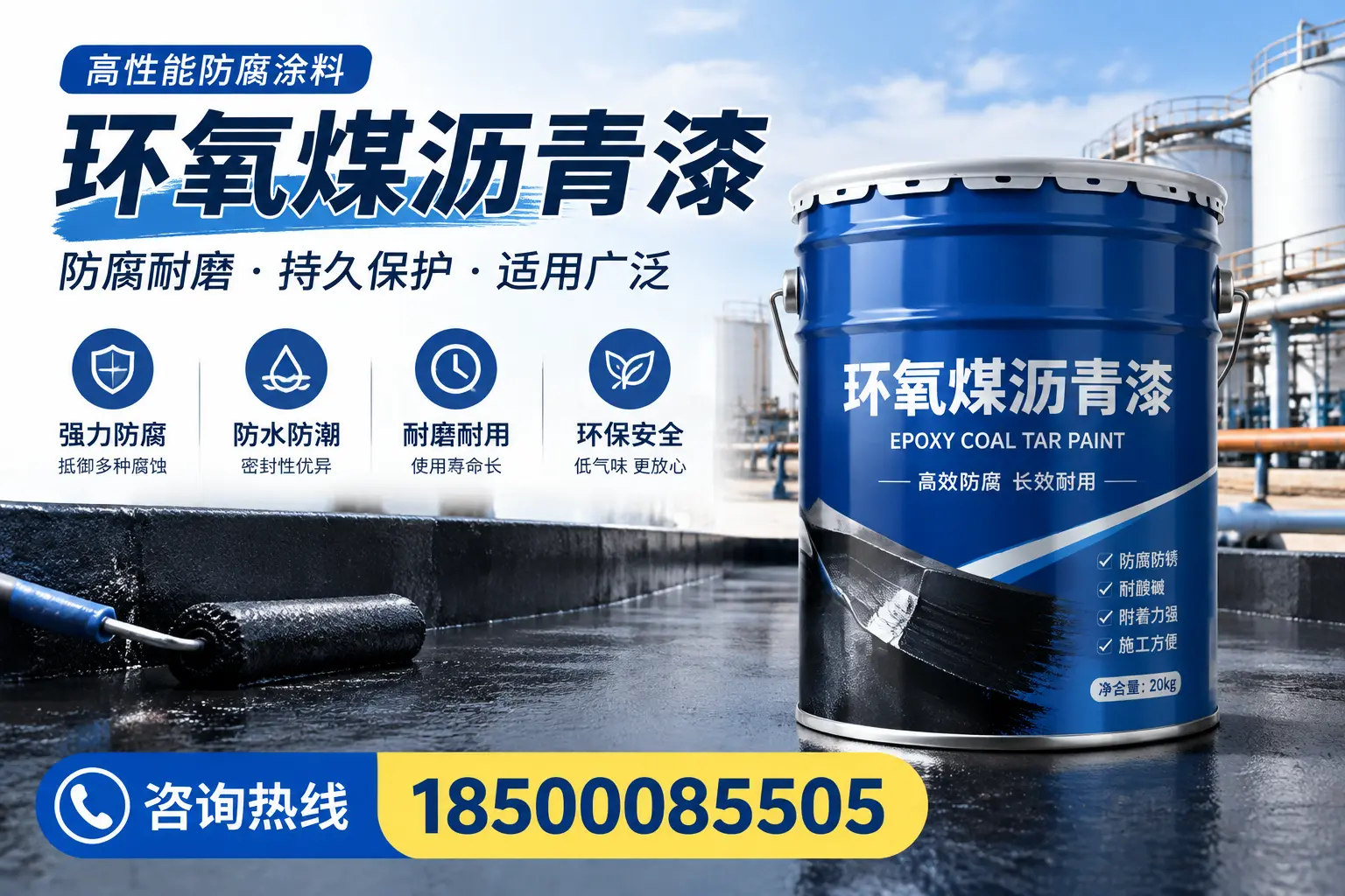 环氧煤沥青漆与传统涂料的对比,哪种更适合青岛?