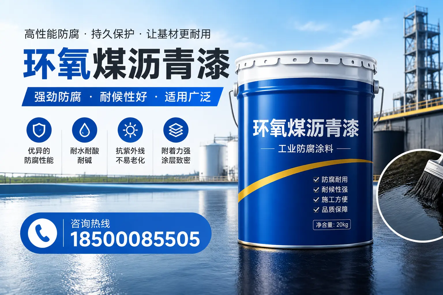 环氧煤沥青漆的特性与应用解析,适合青岛地区的行业需求